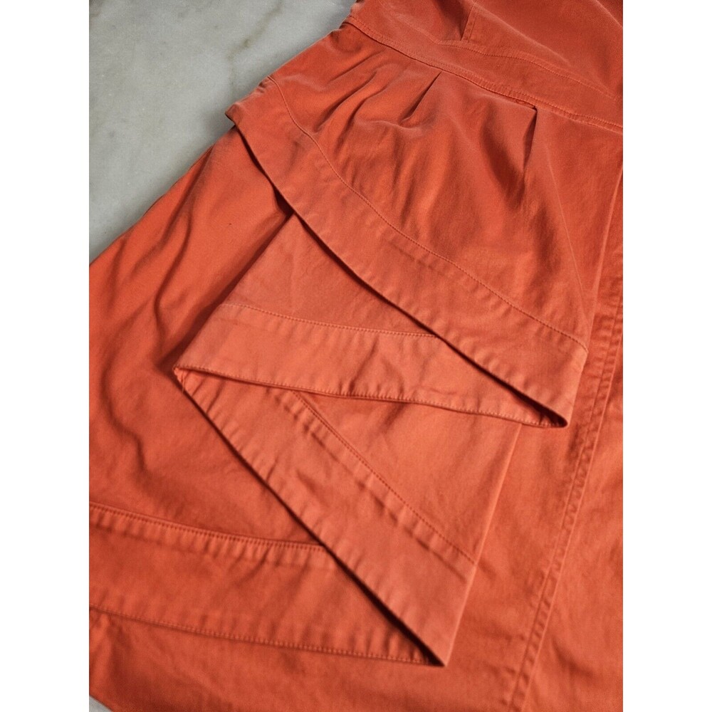 Calvin Klein Asymmetrical Terracotta Dress - Picture 3 of 8